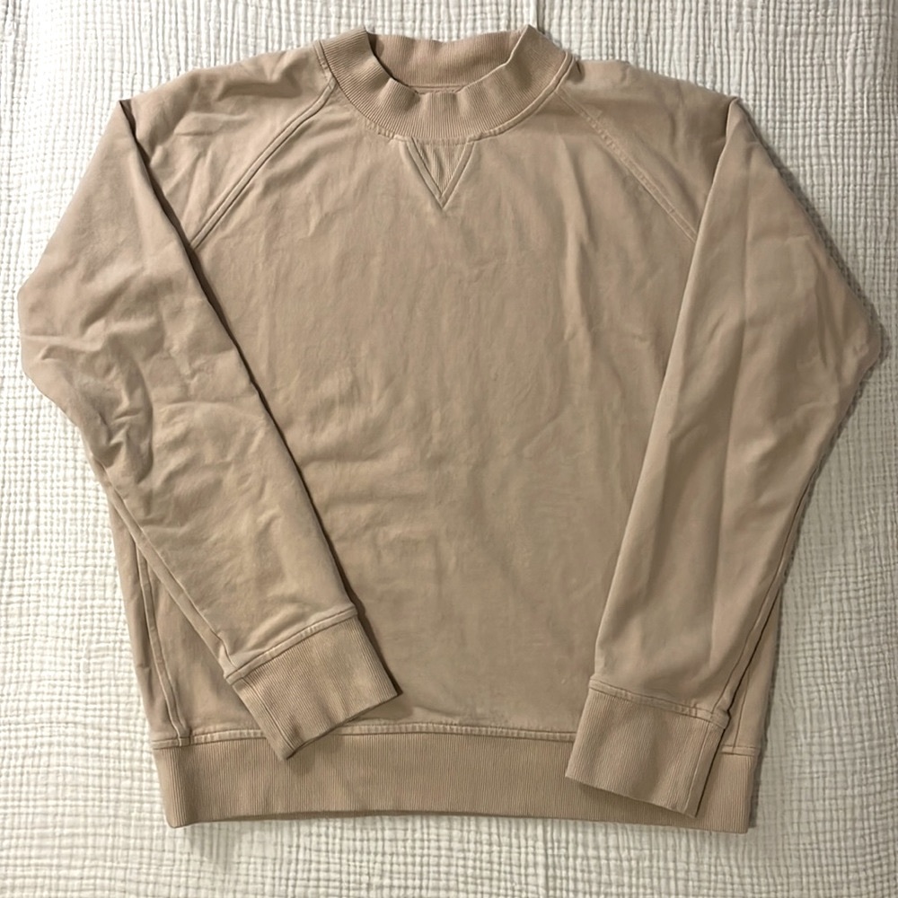 Richer Poorer stretch terry mockneck sweatshirt
